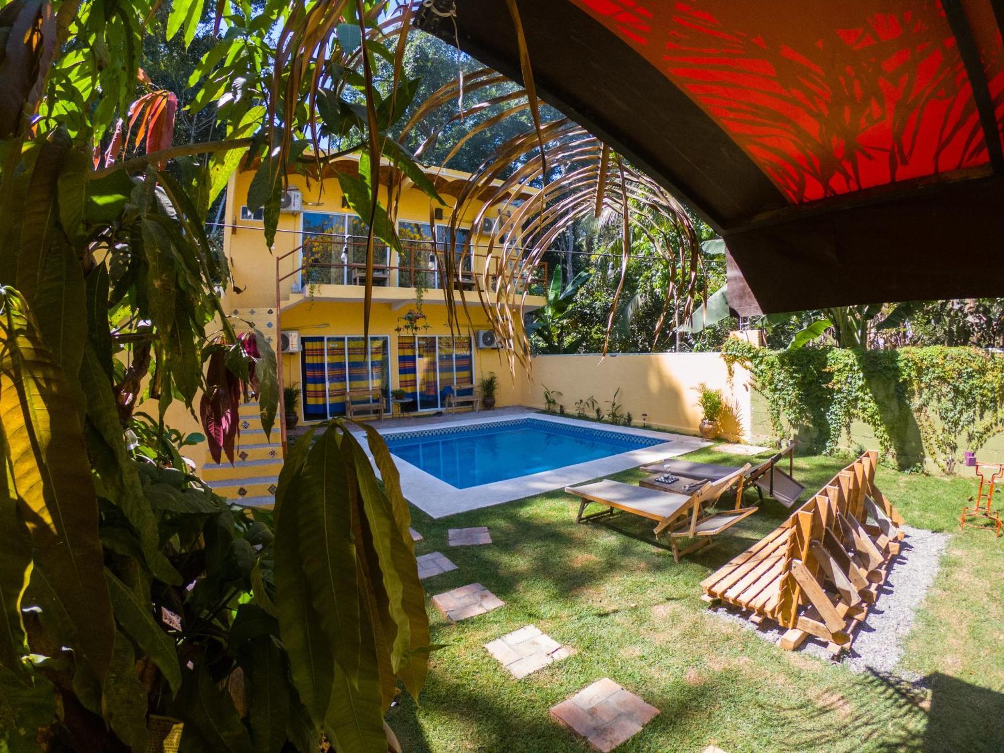 Habitacion Privada Con Pisicina Y Cocina Compartida Sayulita Buitenkant foto