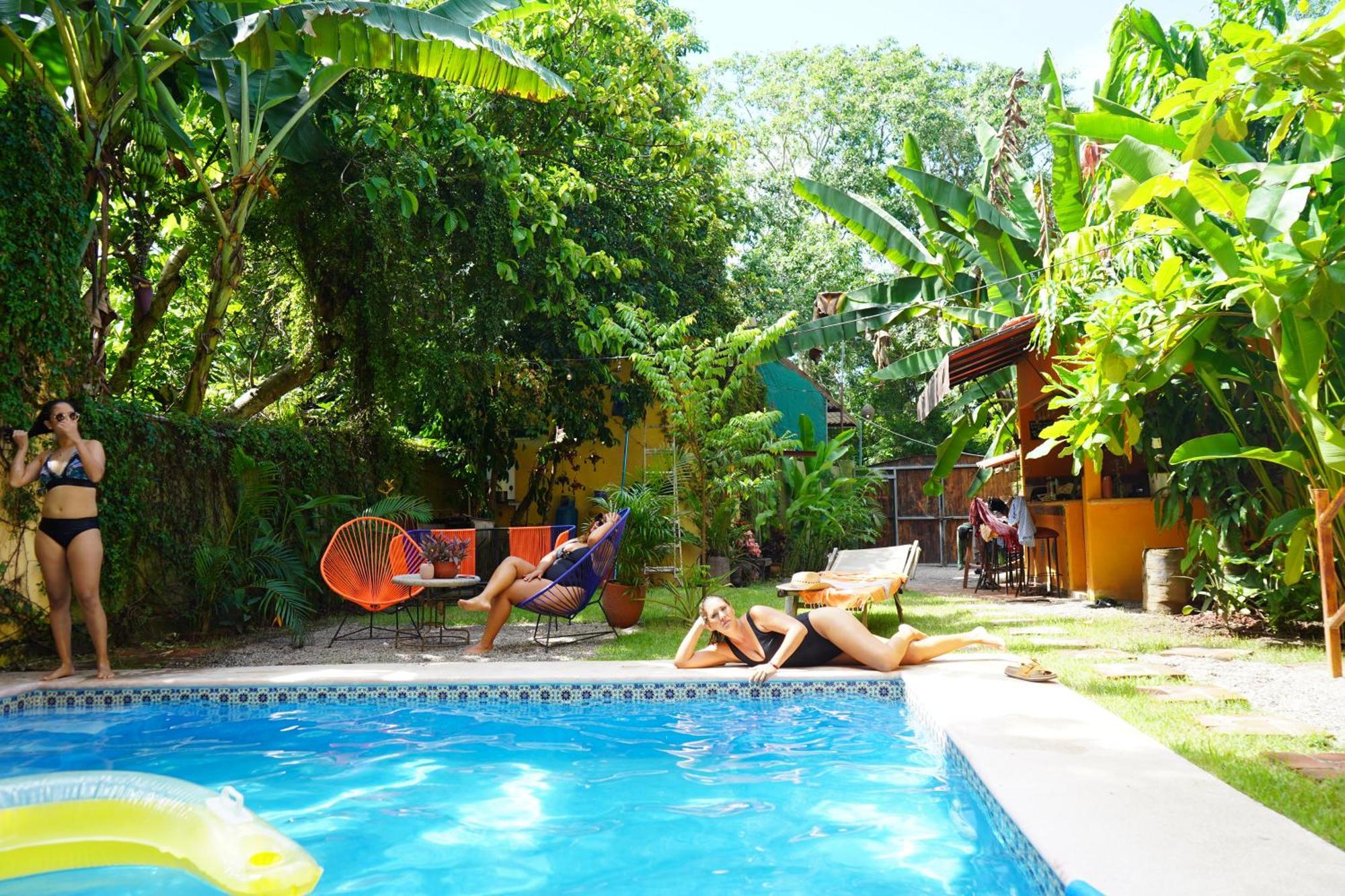 Habitacion Privada Con Pisicina Y Cocina Compartida Sayulita Buitenkant foto