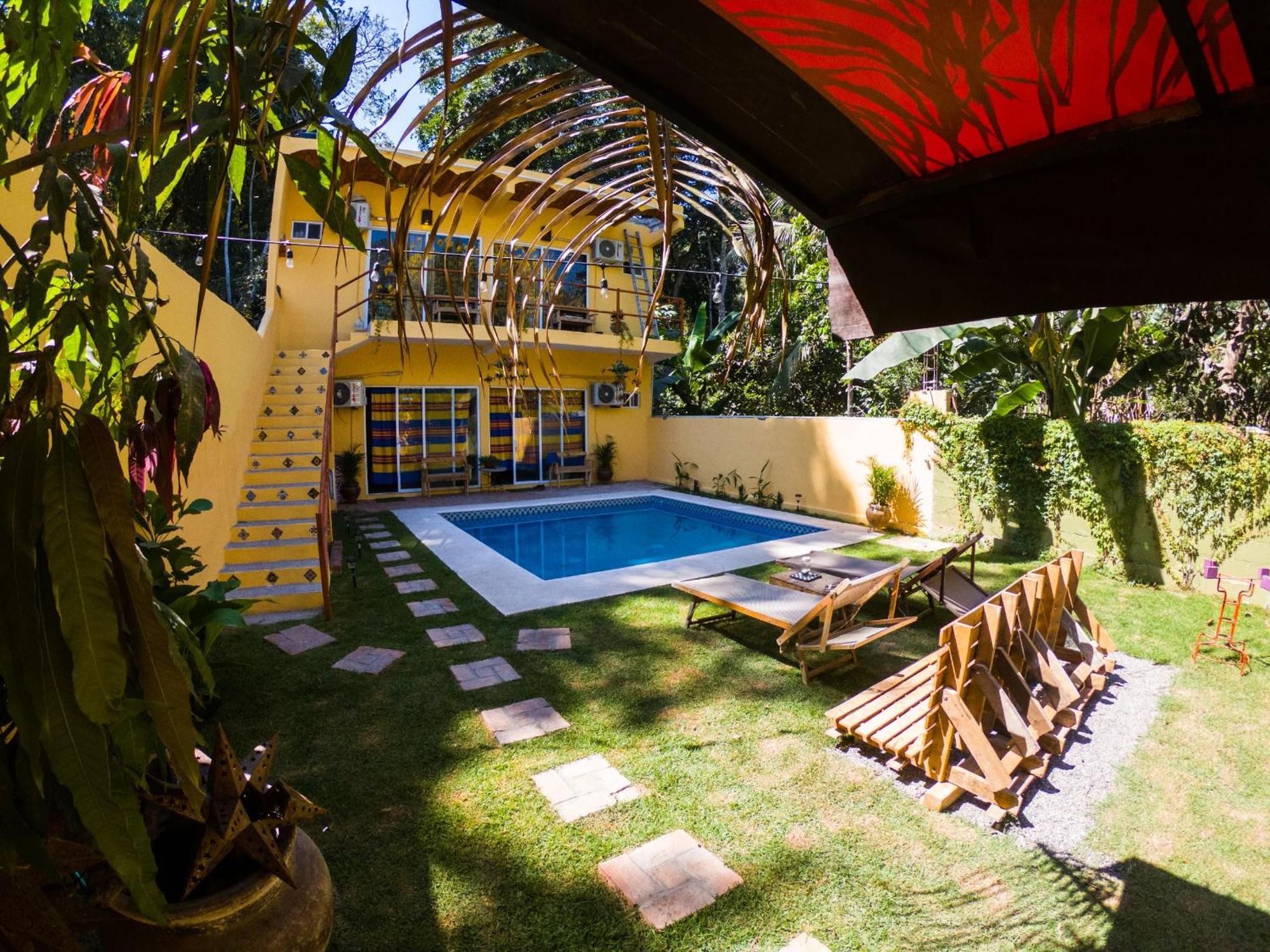 Habitacion Privada Con Pisicina Y Cocina Compartida Sayulita Buitenkant foto