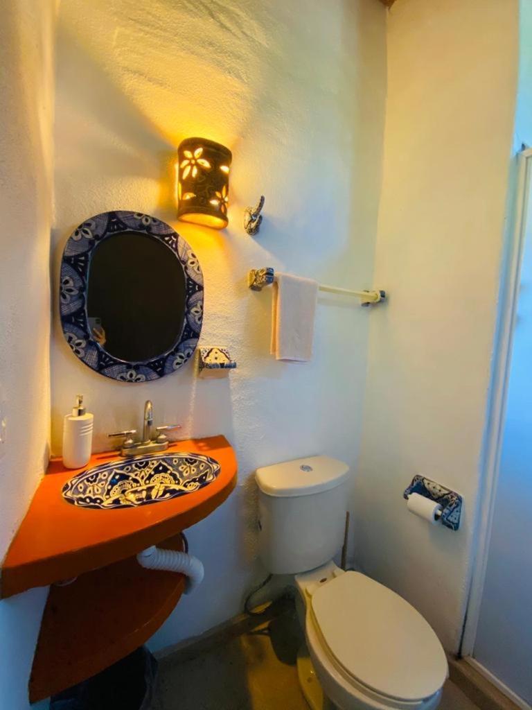 Habitacion Privada Con Pisicina Y Cocina Compartida Sayulita Buitenkant foto