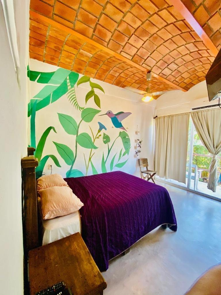 Habitacion Privada Con Pisicina Y Cocina Compartida Sayulita Buitenkant foto