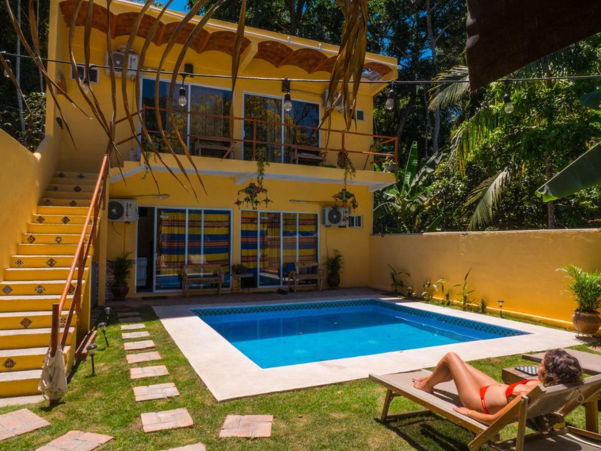 Habitacion Privada Con Pisicina Y Cocina Compartida Sayulita Buitenkant foto